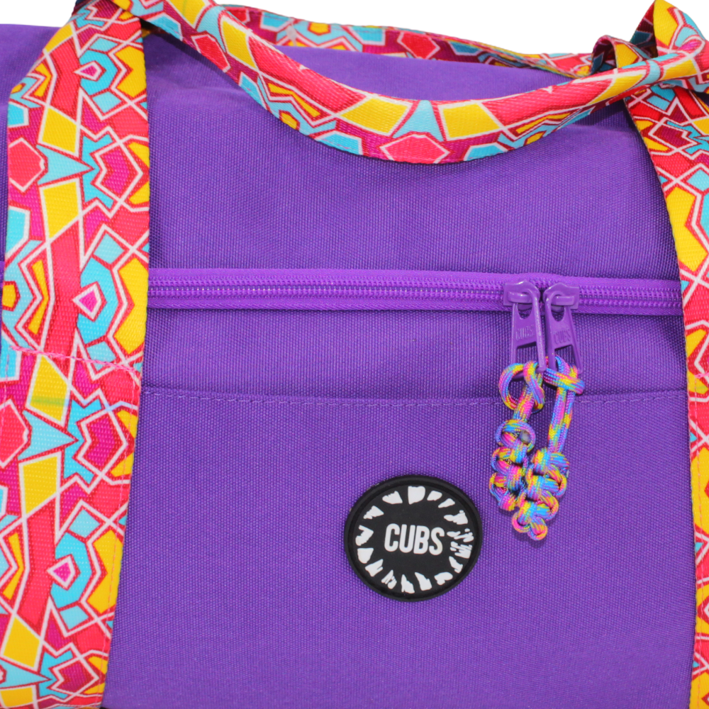 Lilac Dreams Large Duffel One Side Pocket
