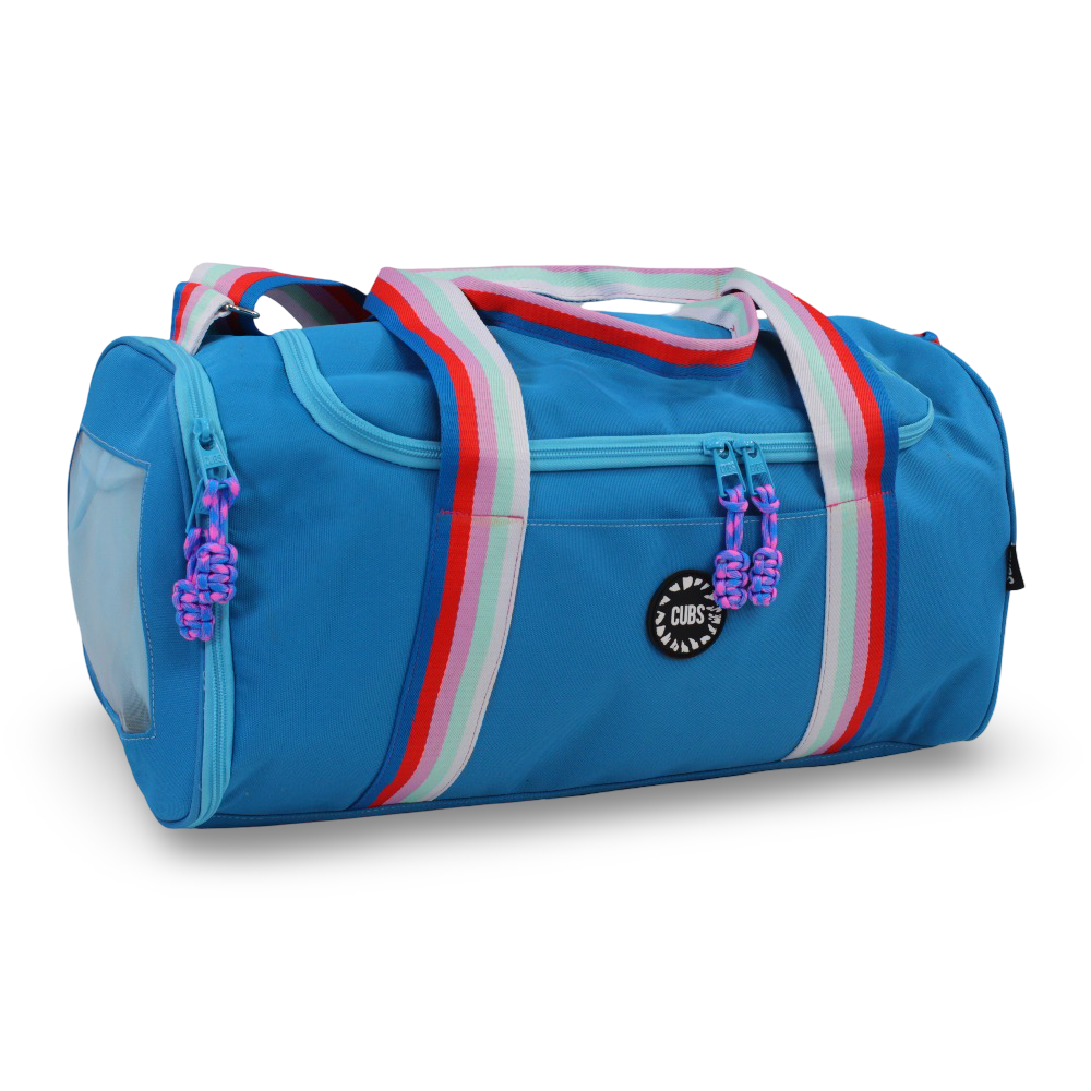 Turquoise Large Duffel One Side Pocket
