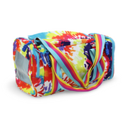 Cubs Happy Tie Dye Large Duffel Two Pockets