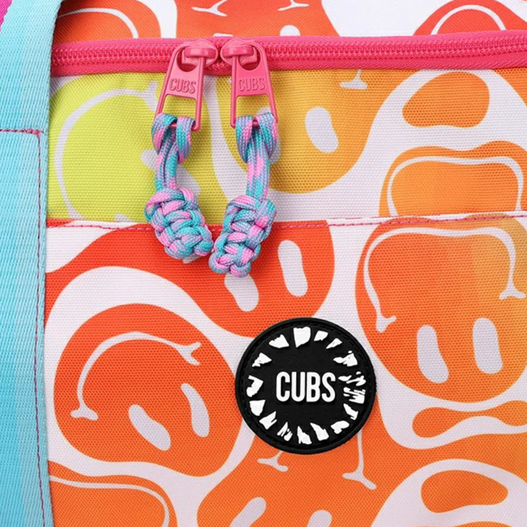 Cubs Goofy Smiles Large Duffel Two Pockets