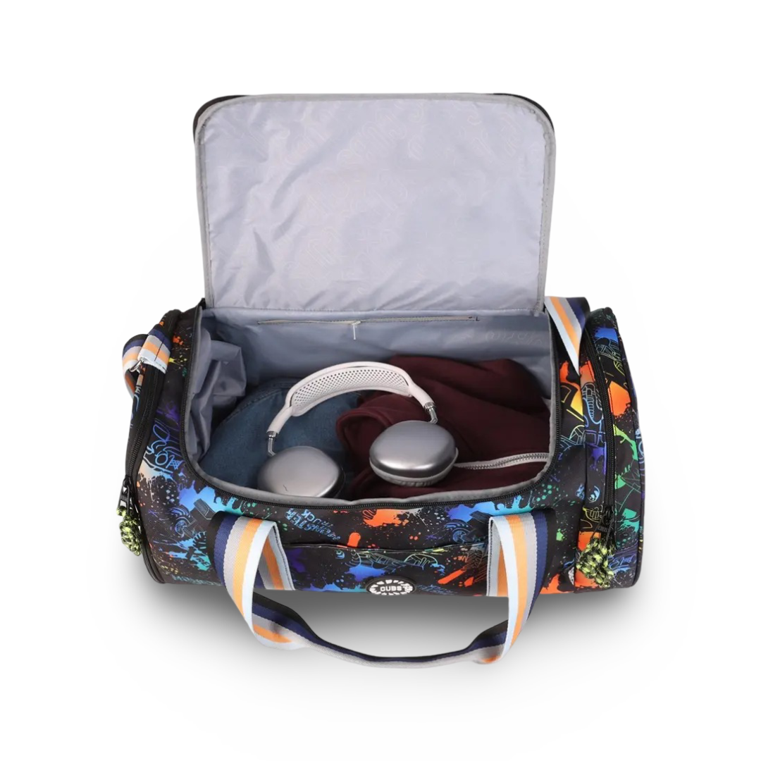 Cubs Monster Truck Large Duffel Two Pockets