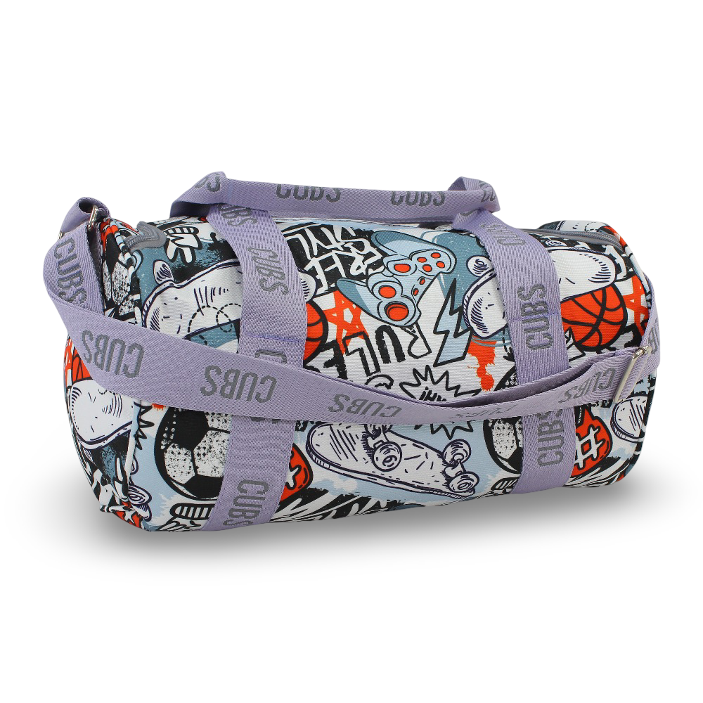 Cubs Sports Medium Duffel Bag – Grey