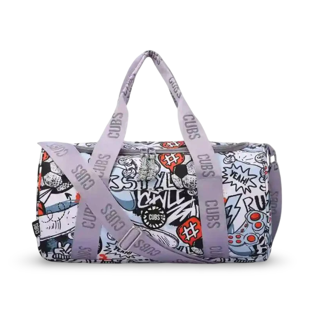 Cubs Sports Medium Duffel Bag – Grey
