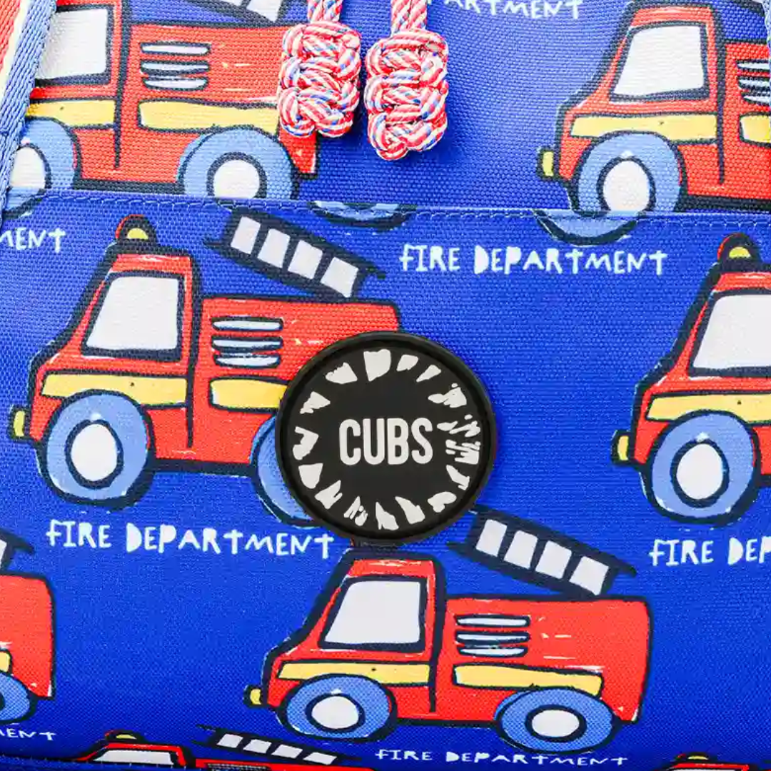 Cubs Fire Trucks Medium Duffel Bag