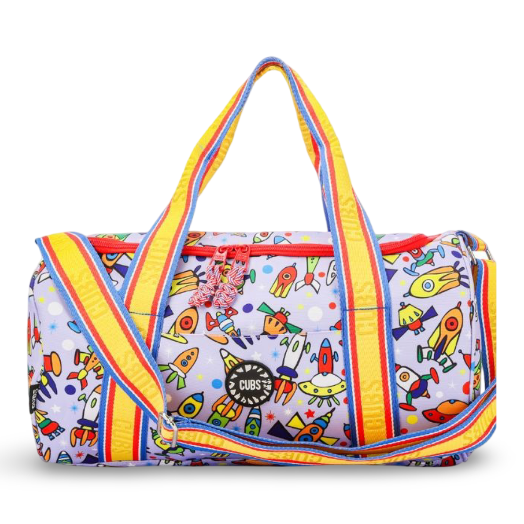 Cubs Space Ships Medium Duffel Bag