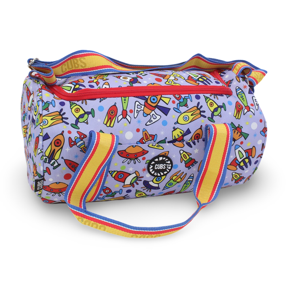 Cubs Space Ships Medium Duffel Bag