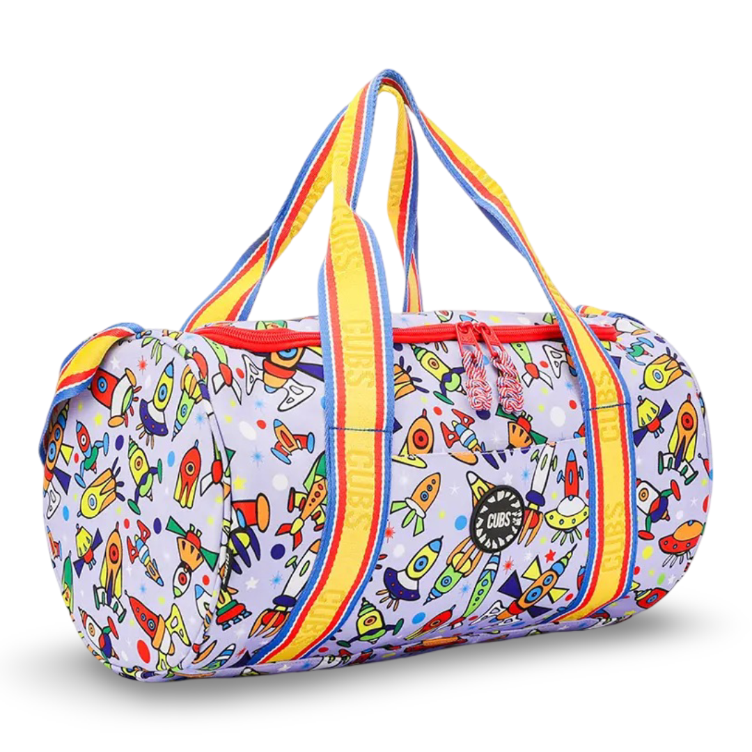 Cubs Space Ships Medium Duffel Bag