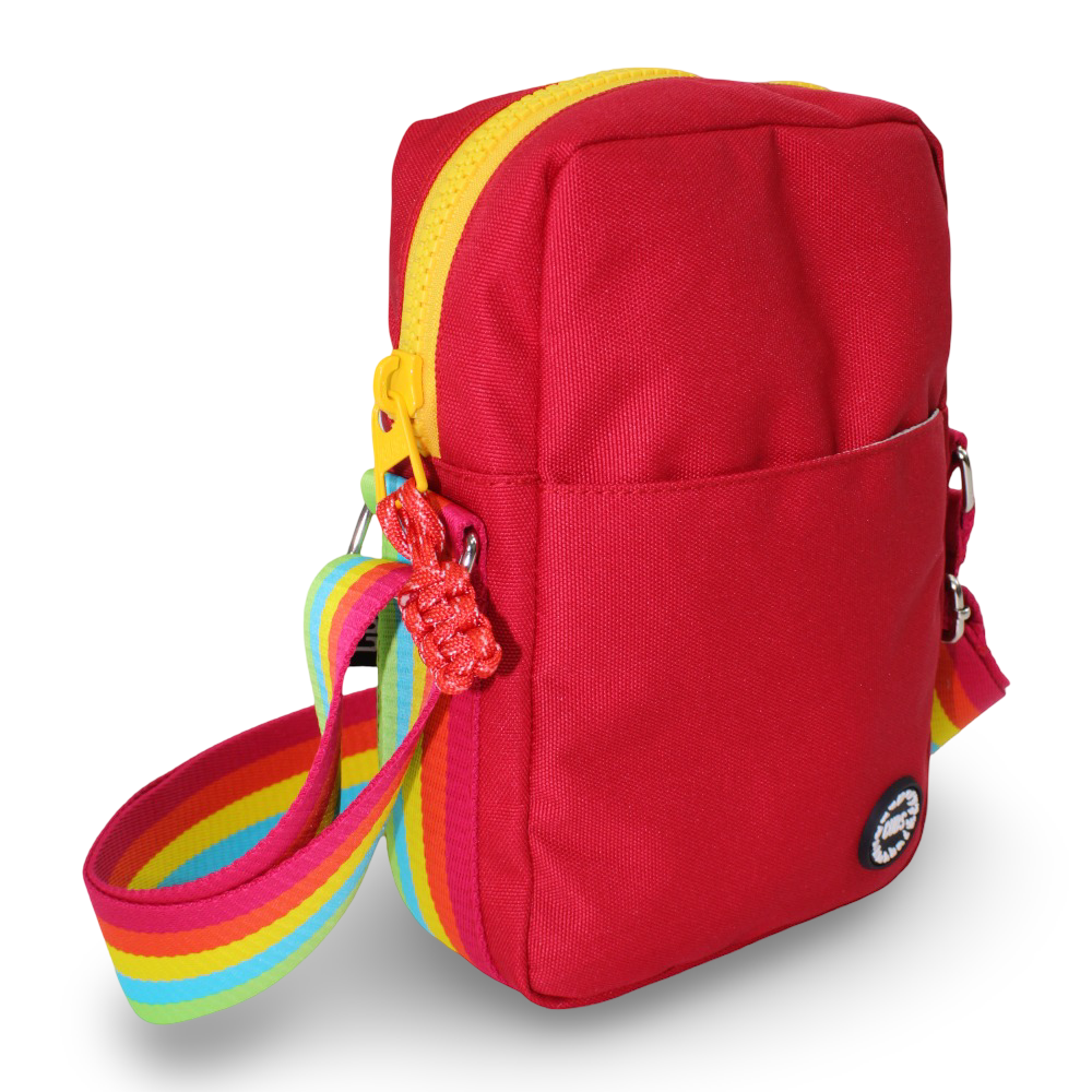 Dark Red Cross Body Bag