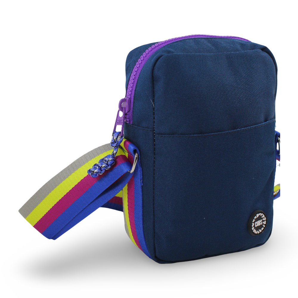 Cubs Cross Body Bag – Navy/Purple