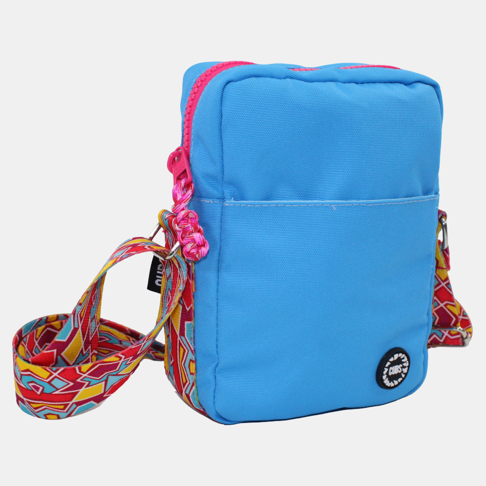 Blue/Pink Cross Body Bag