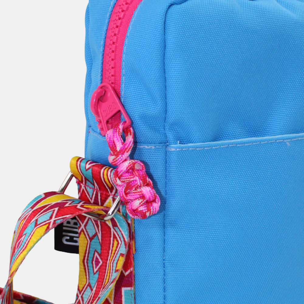 Blue/Pink Cross Body Bag