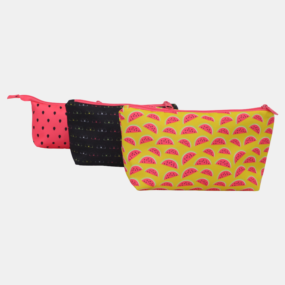 Sunglasses & Melons Make-Up Rectangular Bags