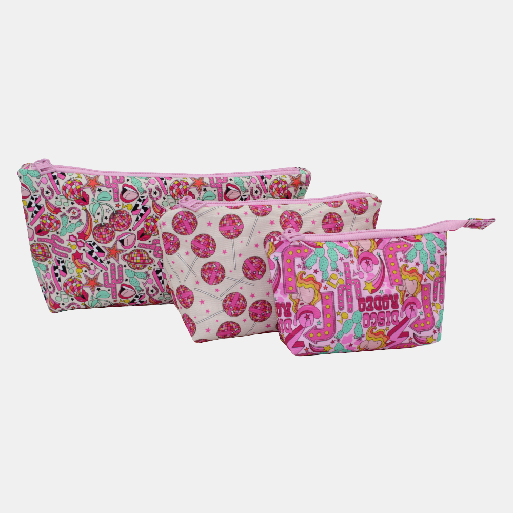 Disco Rodeo Make-Up Rectangular Bags