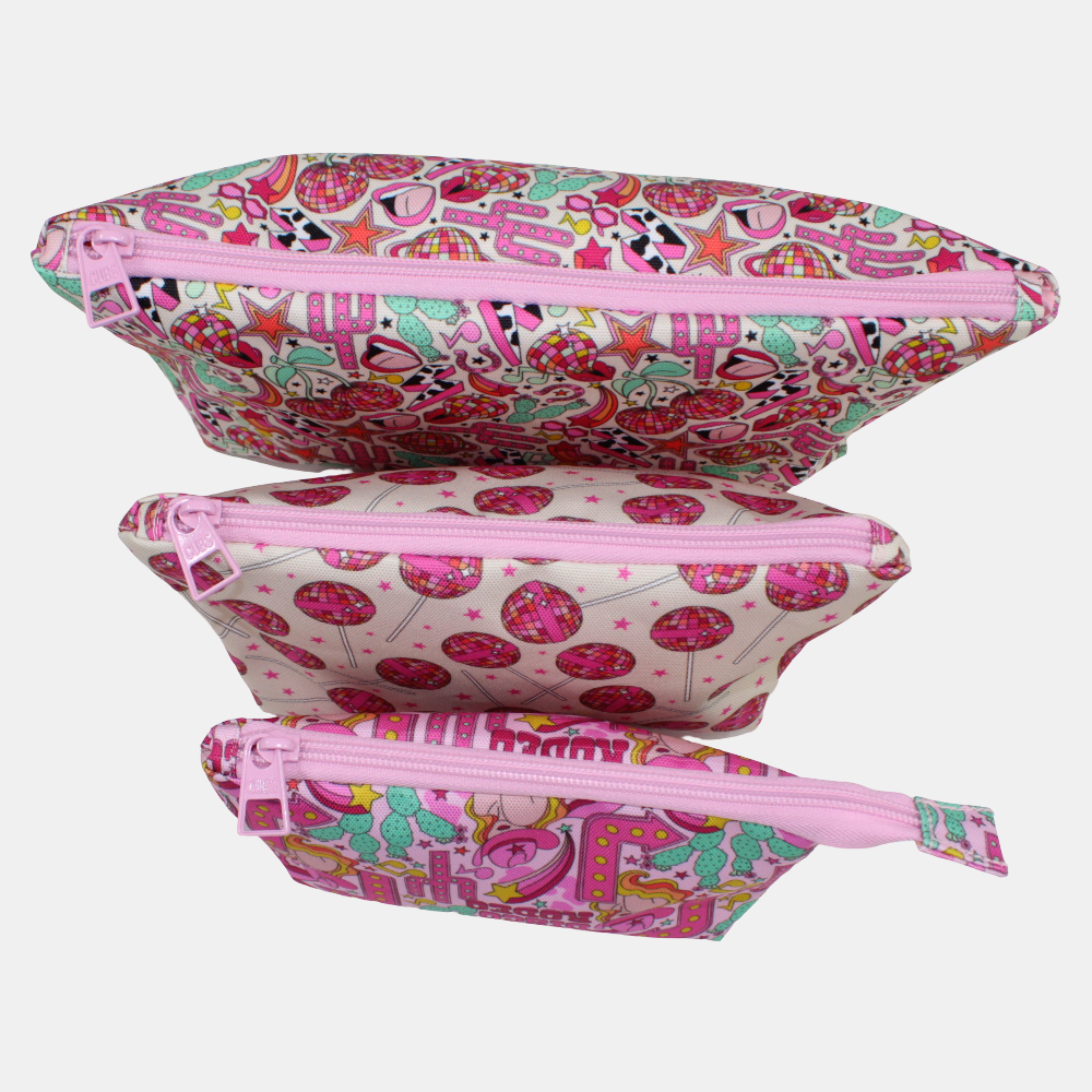 Disco Rodeo Make-Up Rectangular Bags