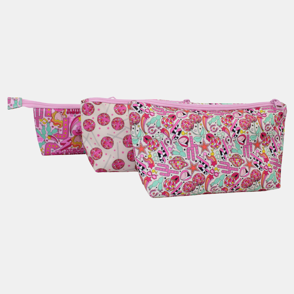 Disco Rodeo Make-Up Rectangular Bags