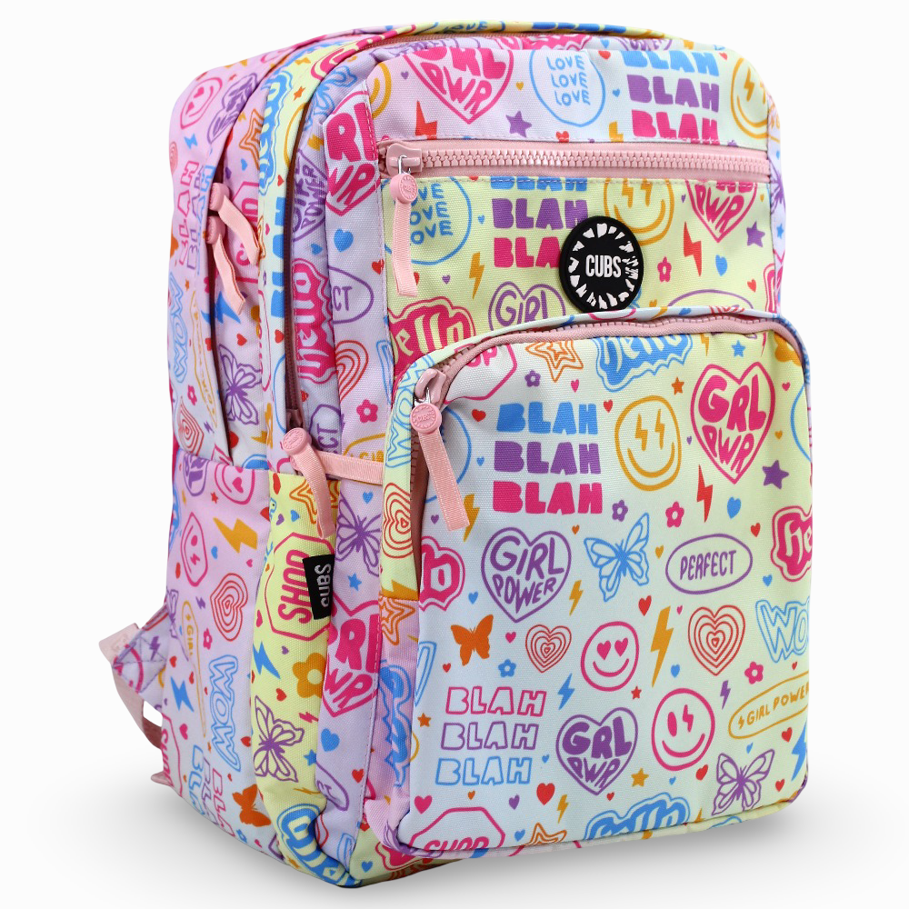 Cubs Hello Girl Power Backpack - 16 Inches