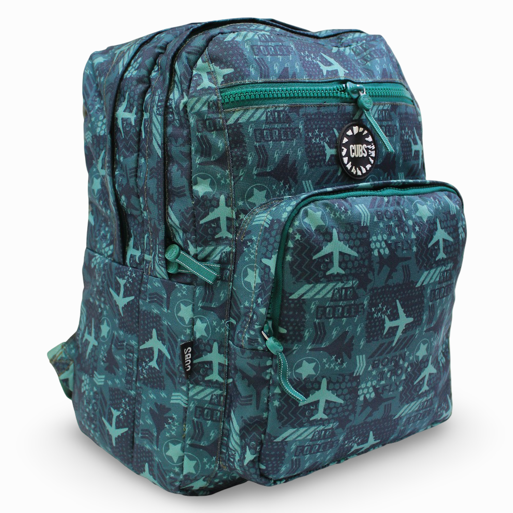 Cubs Army Fighter Jets Backpack – 16 Inches
