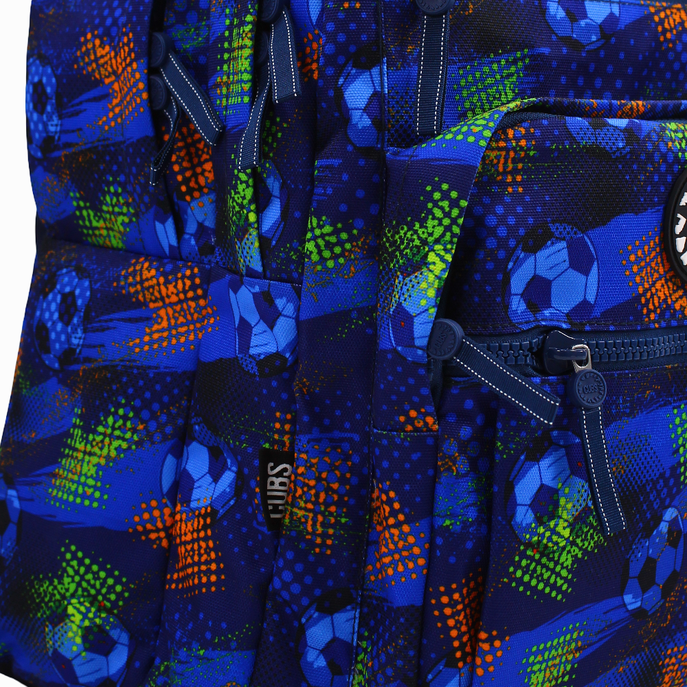 Cubs Blue Football Backpack