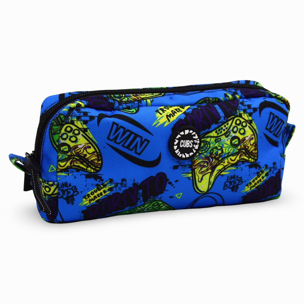 Cubs Born To Win Pencil Case - Blue