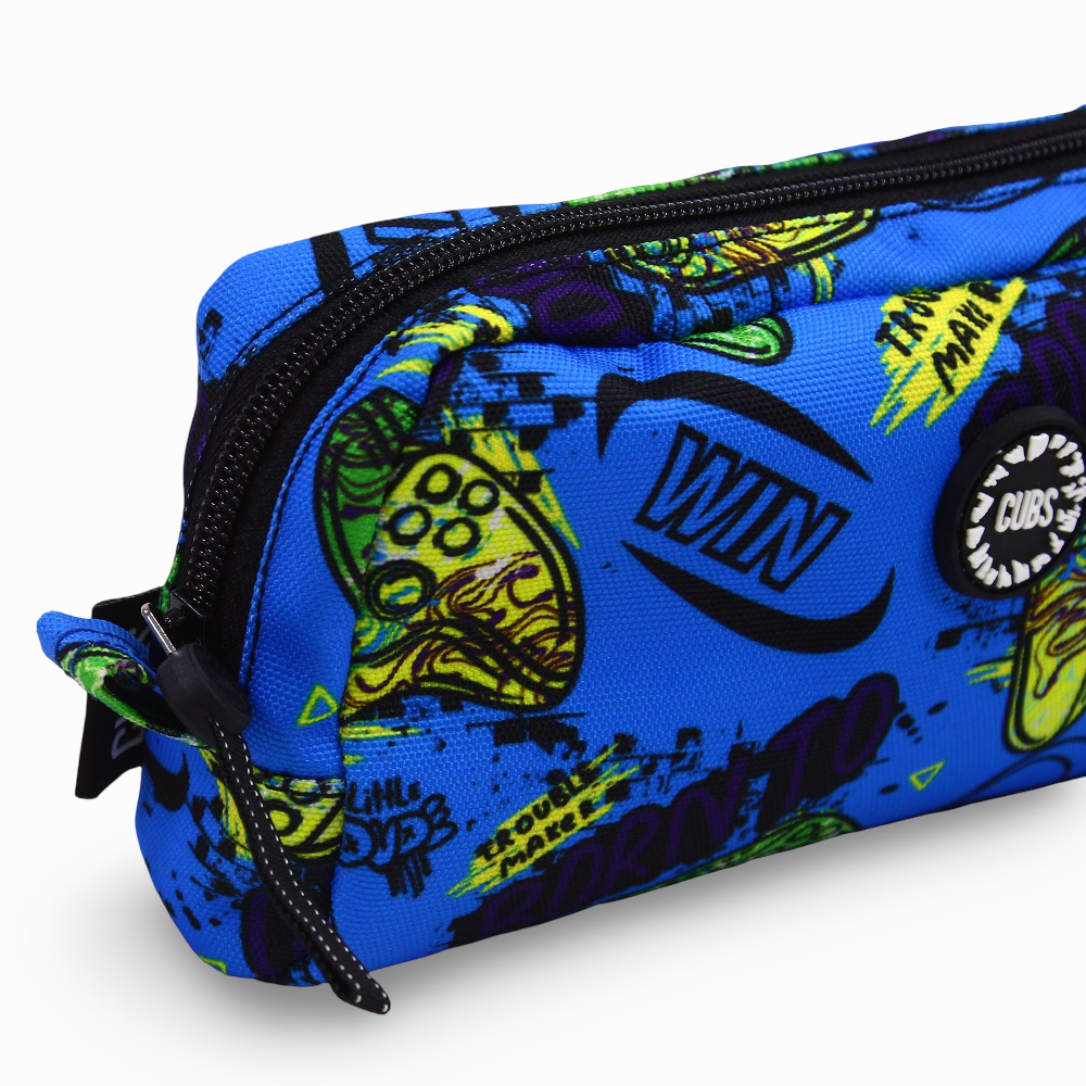 Cubs Born To Win Pencil Case - Blue