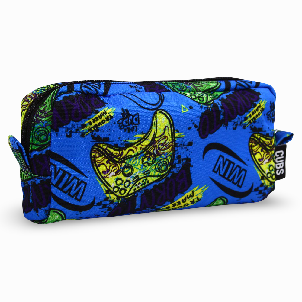 Cubs Born To Win Pencil Case - Blue