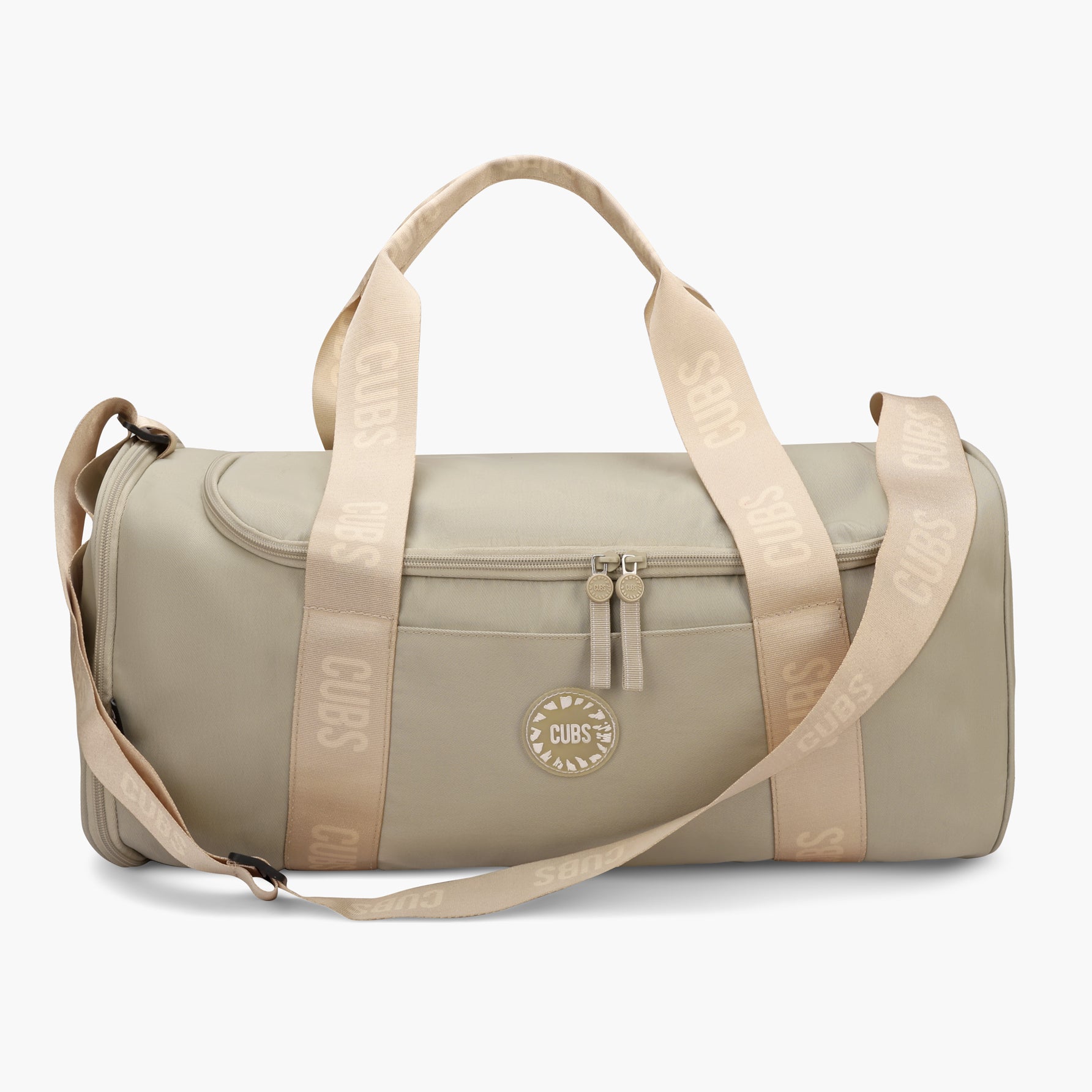 Cubs Warm Taupe Premium Duffel Bag