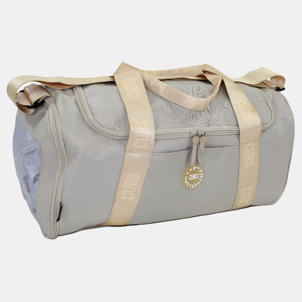 Cubs Warm Taupe Premium Duffel Bag