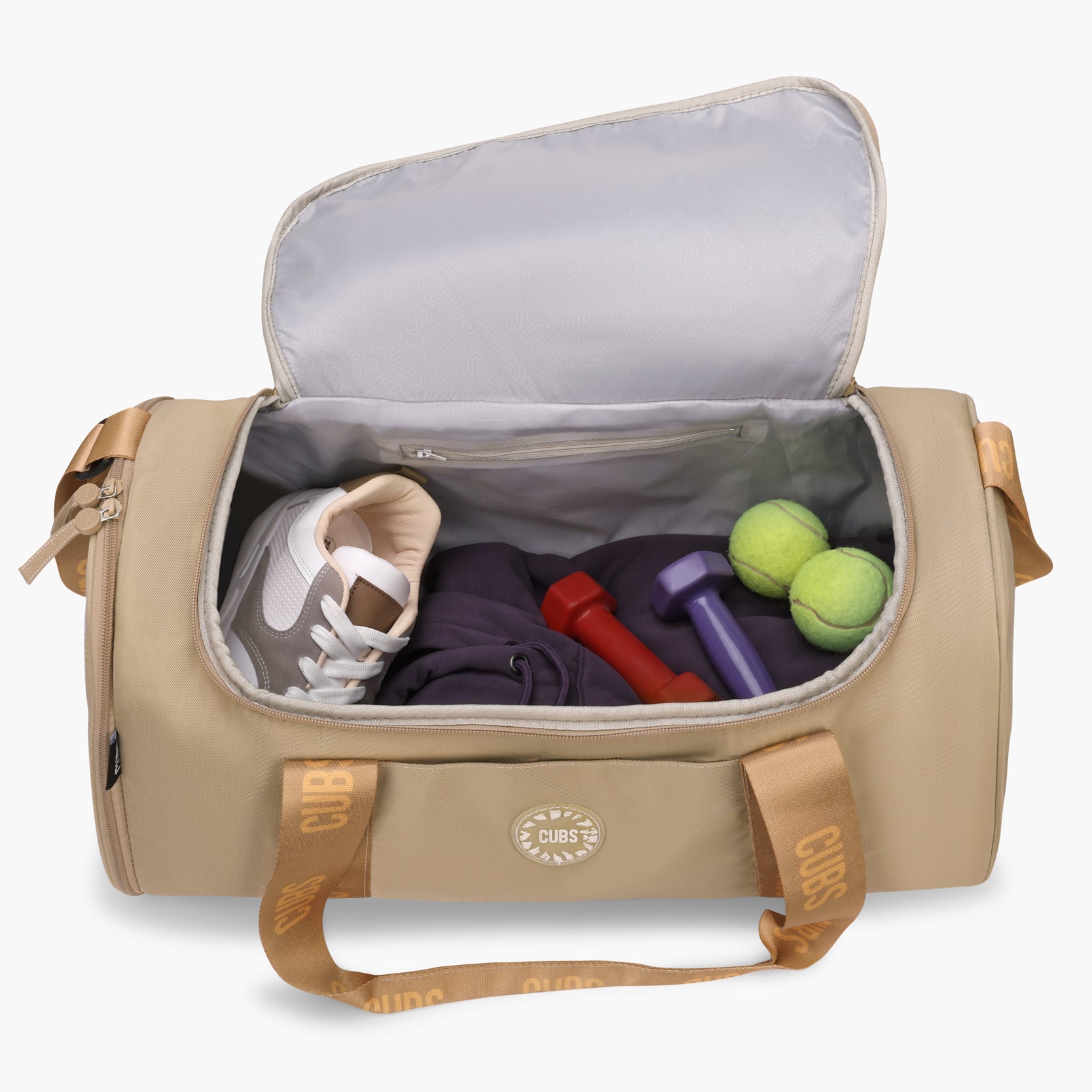 Cubs Sandstone Beige Premium Duffel Bag