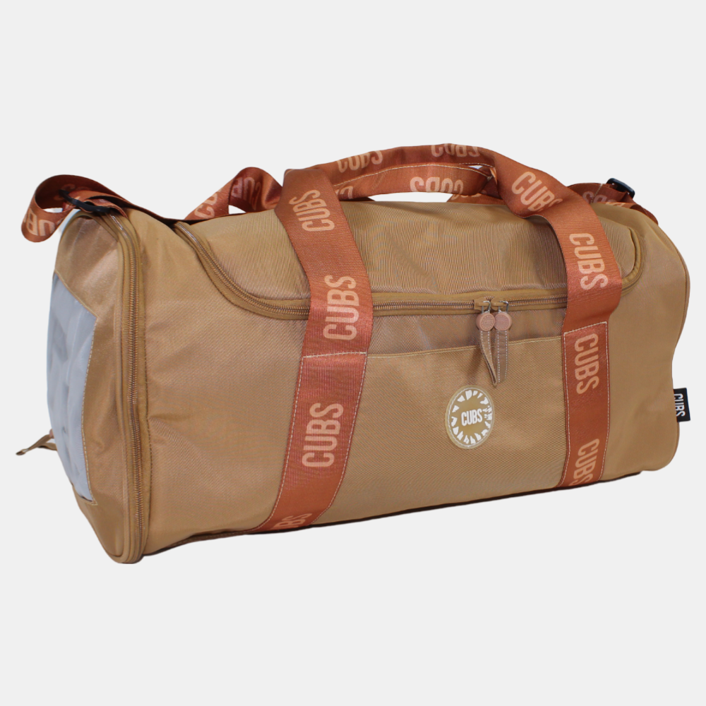 Cubs Tanned Khaki Premium Duffel Bag