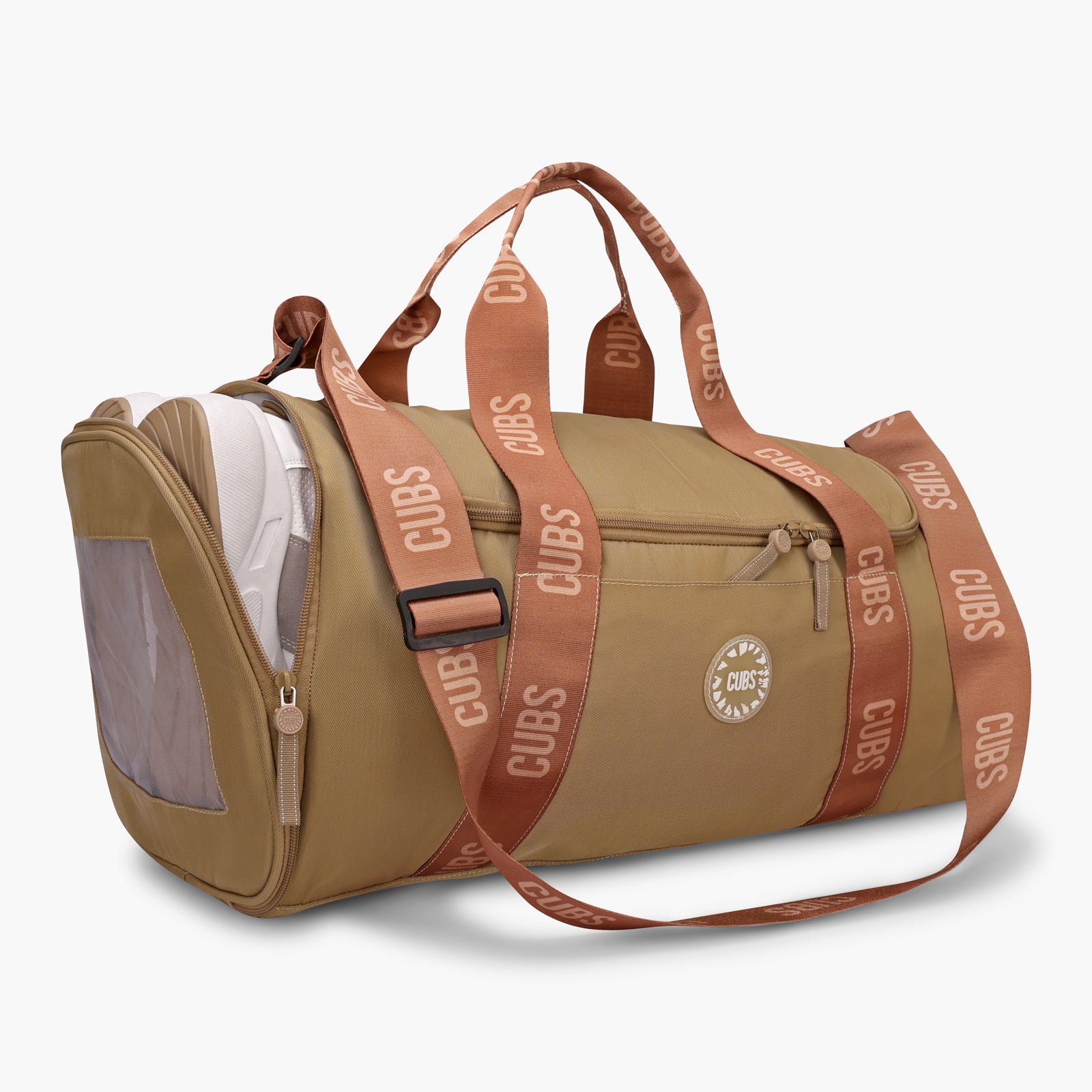 Cubs Tanned Khaki Premium Duffel Bag