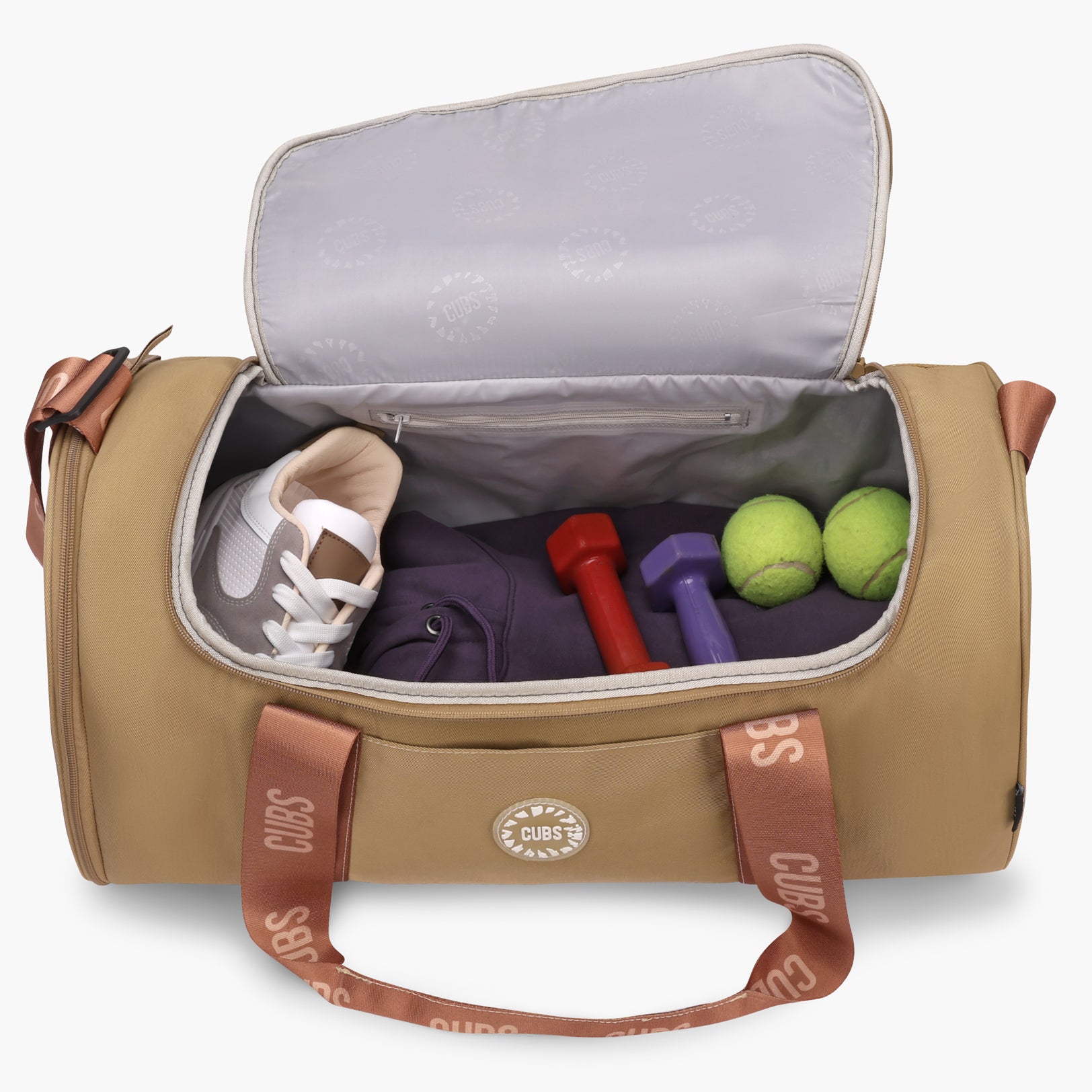 Cubs Tanned Khaki Premium Duffel Bag