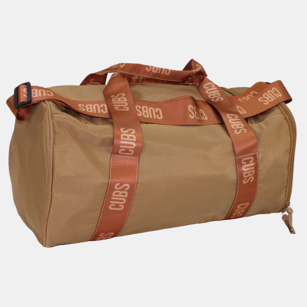 Cubs Tanned Khaki Premium Duffel Bag