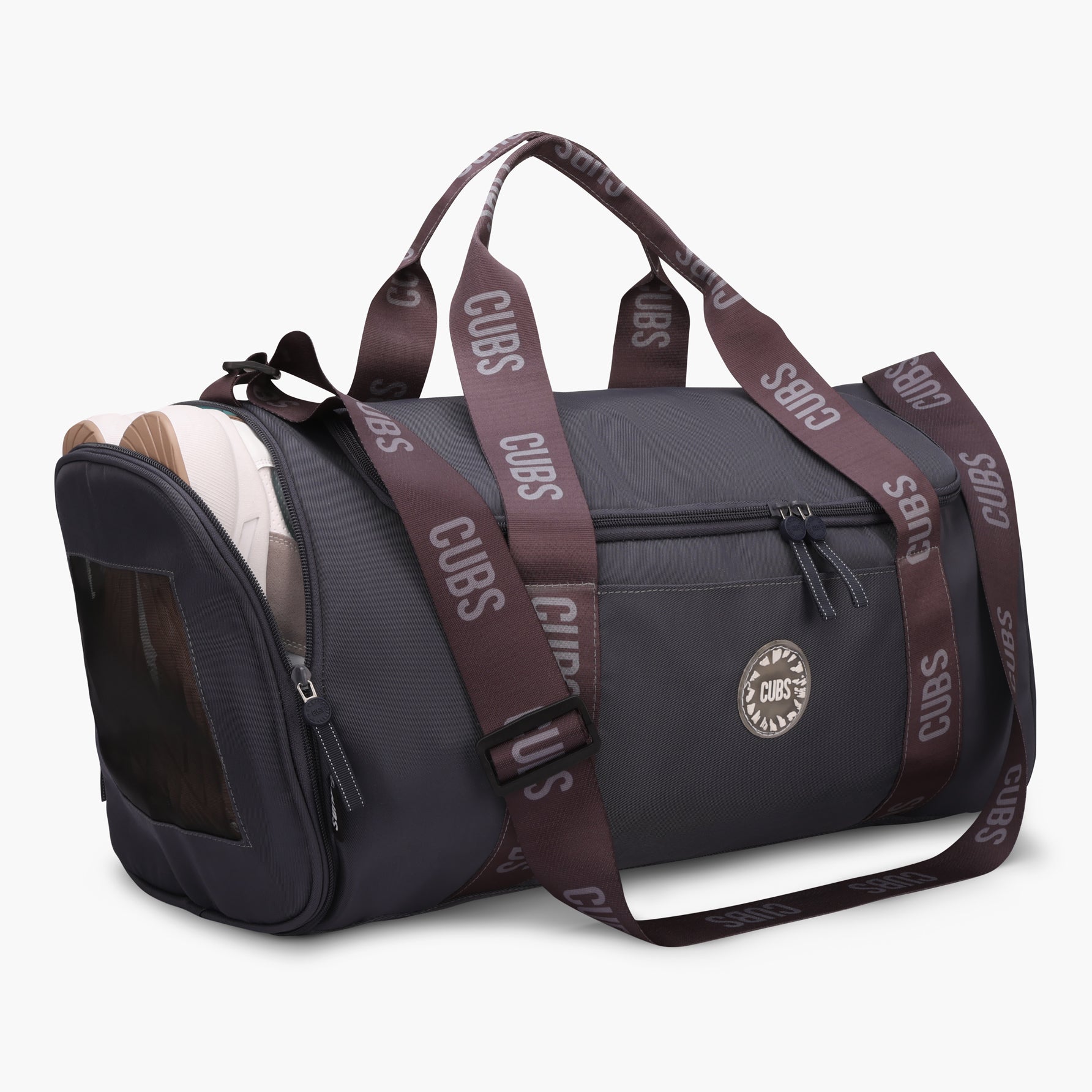 Cubs Graphite Grey Premium Duffel Bag