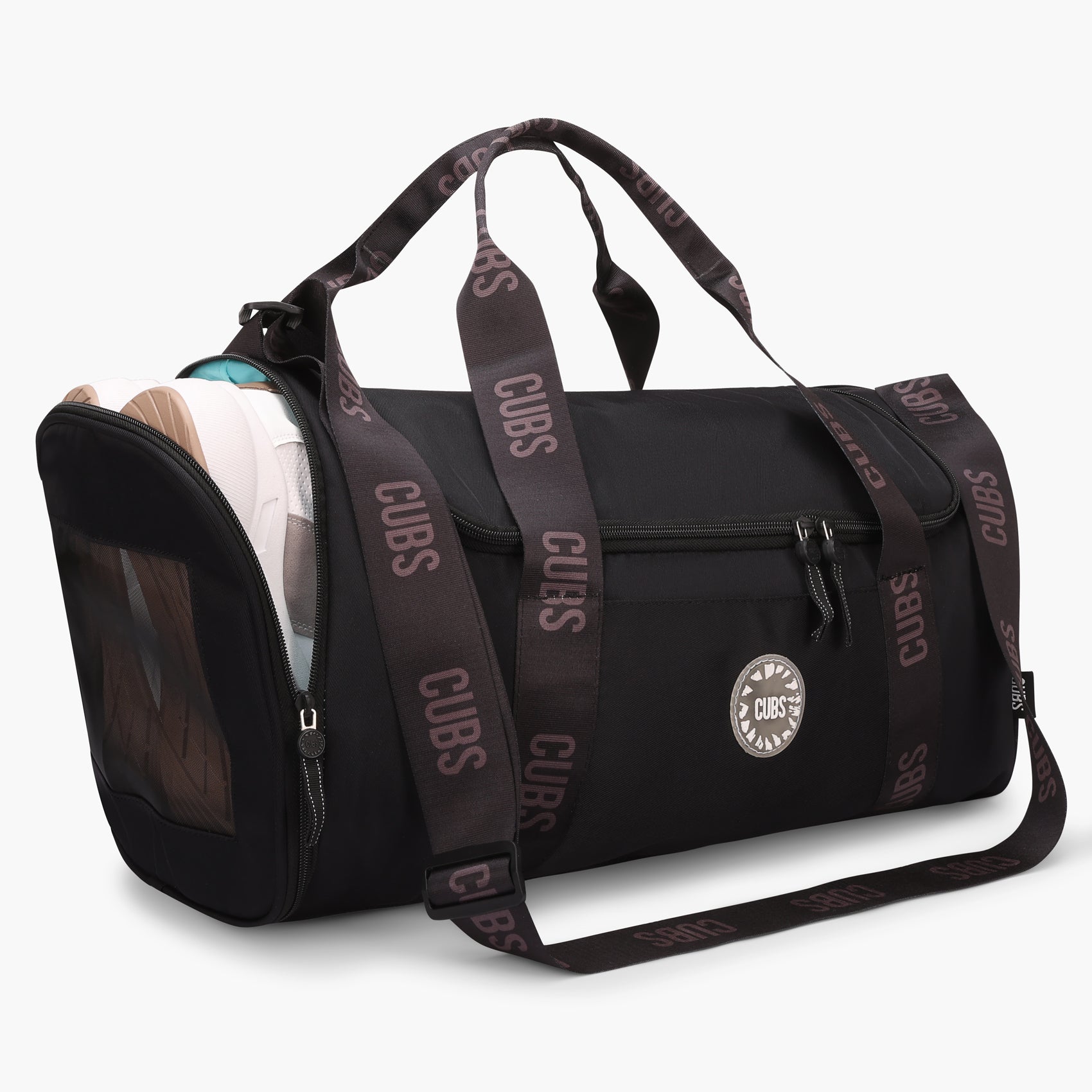 Cubs Midnight Black Premium Duffel Bag