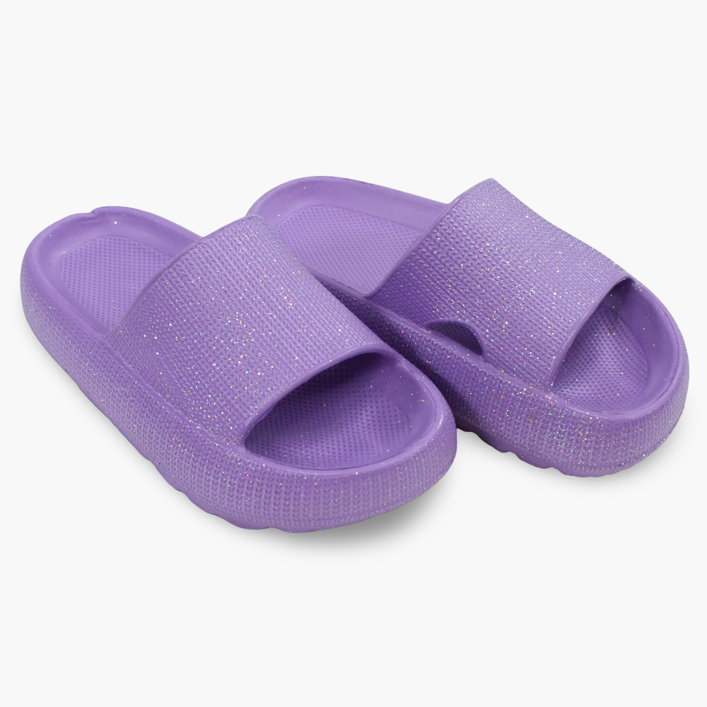 Lilac Rubber Slippers