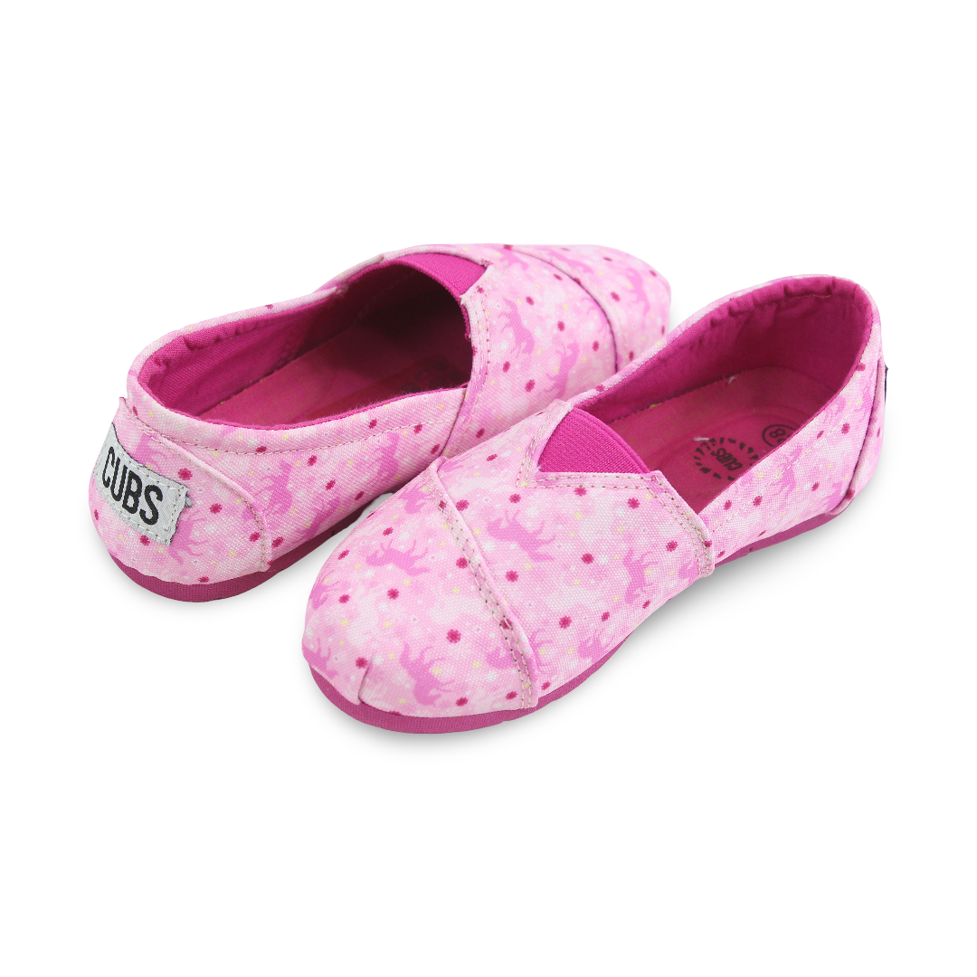Girls Canvas Ballarina – Lilac Unicorn Slip-on Espadrilles