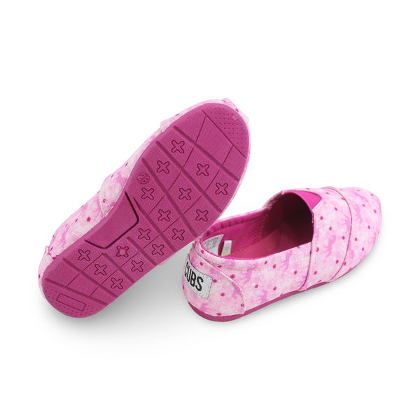 Girls Canvas Ballarina – Lilac Unicorn Slip-on Espadrilles