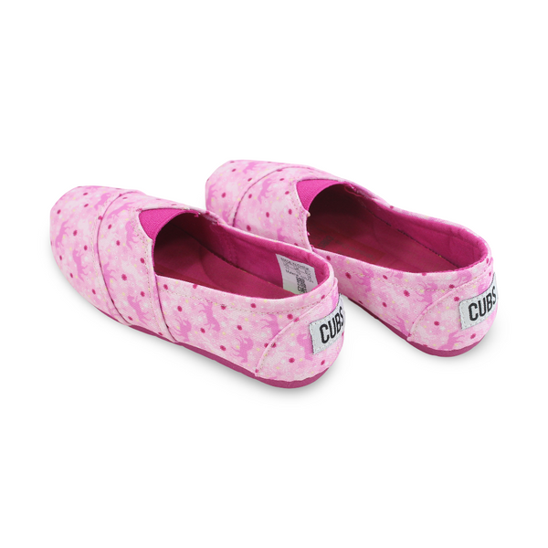 Girls Canvas Ballarina – Lilac Unicorn Slip-on Espadrilles