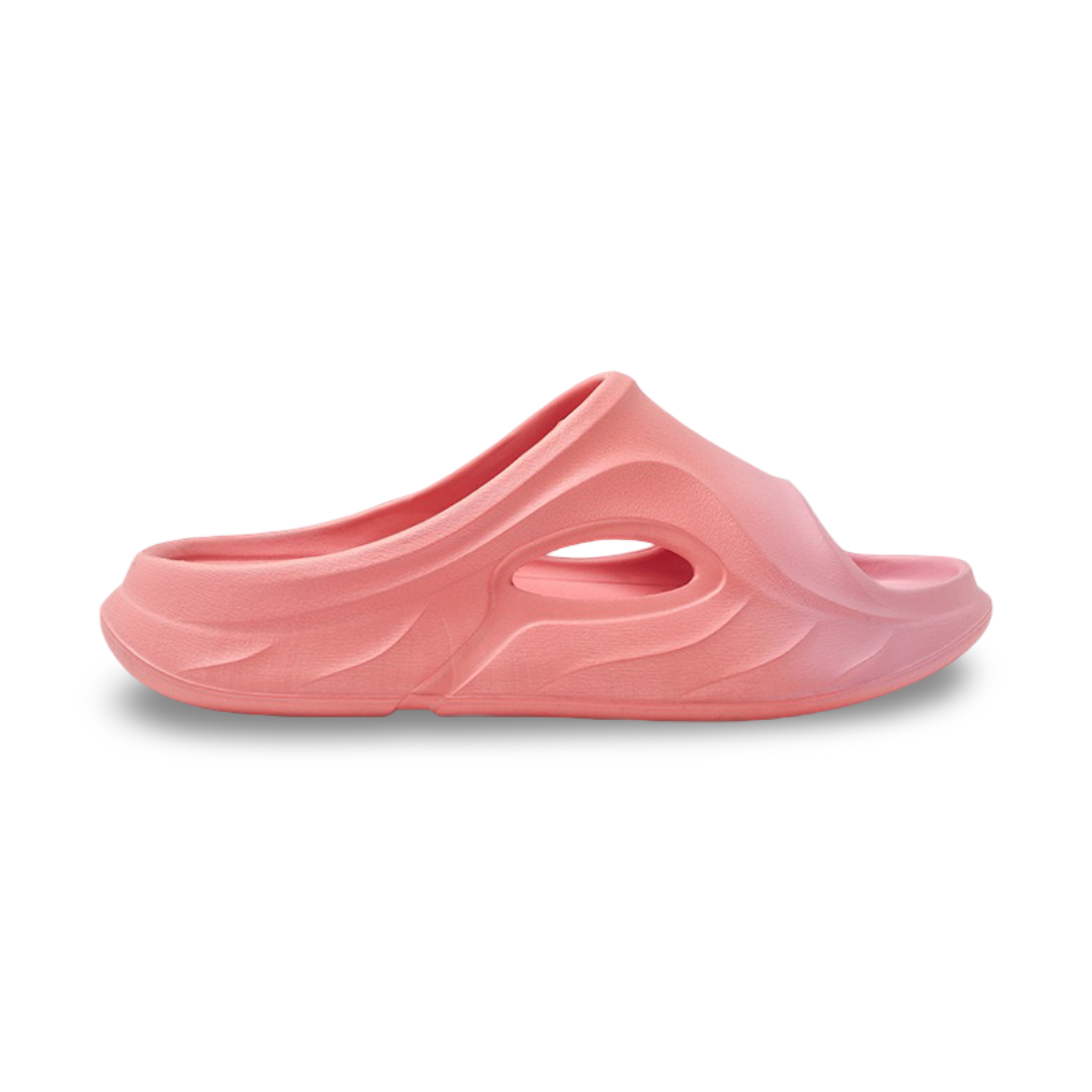 Girls Rubber Slippers – Peach Bubble Walk