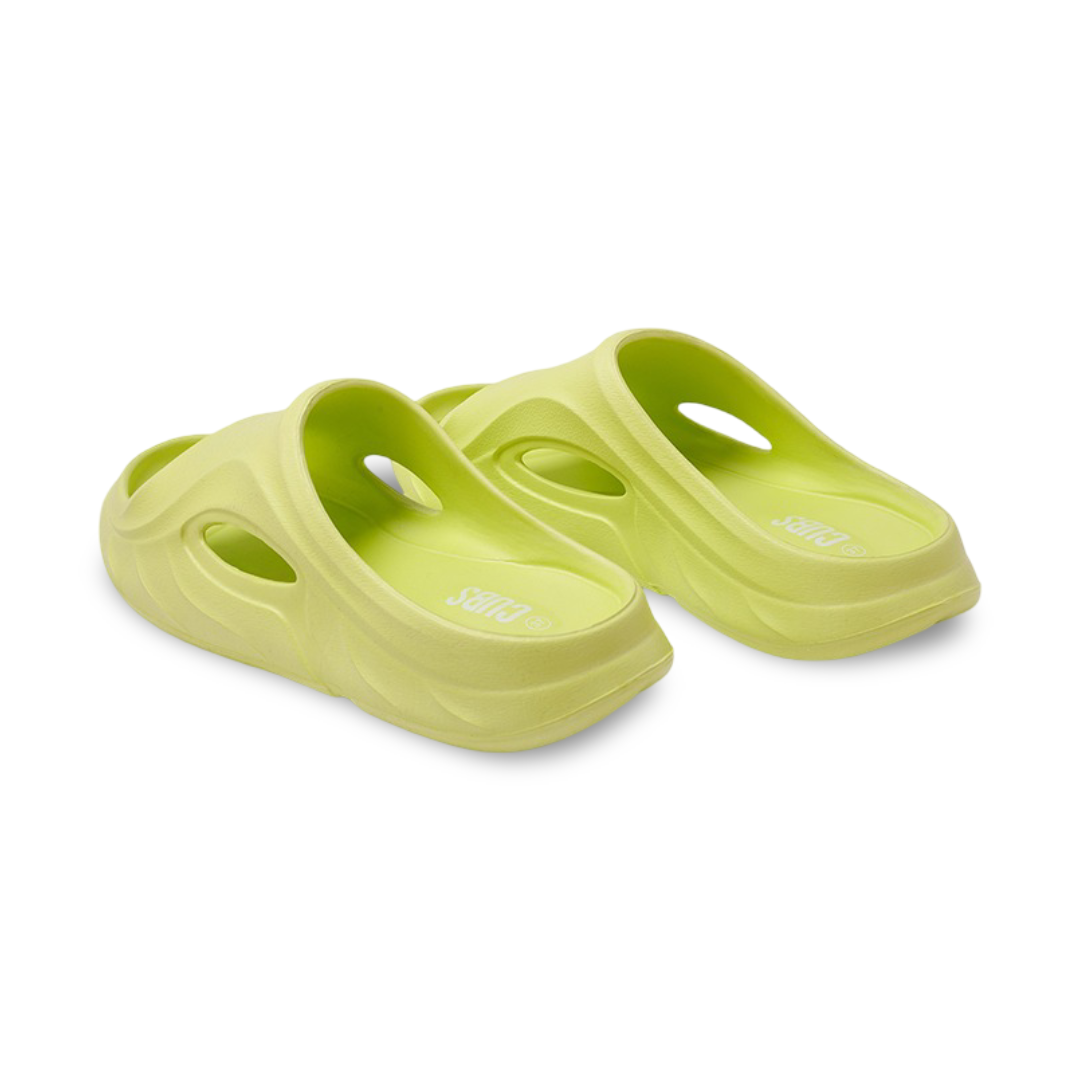 Girls Rubber Slippers – Pistachio Bubble Walk