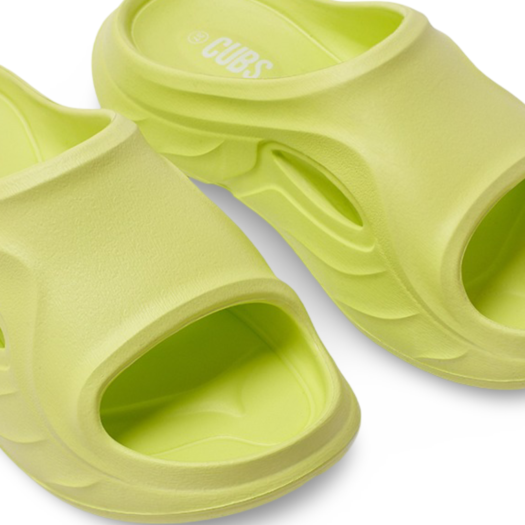 Girls Rubber Slippers – Pistachio Bubble Walk