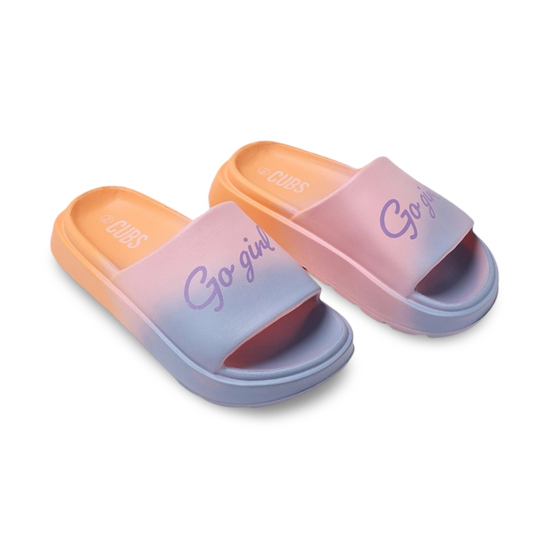 Girls Rubber Slippers – Cotton Candy Chunk