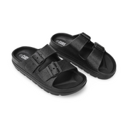 Unisex Rubber Slippers – Glowy Black Safari