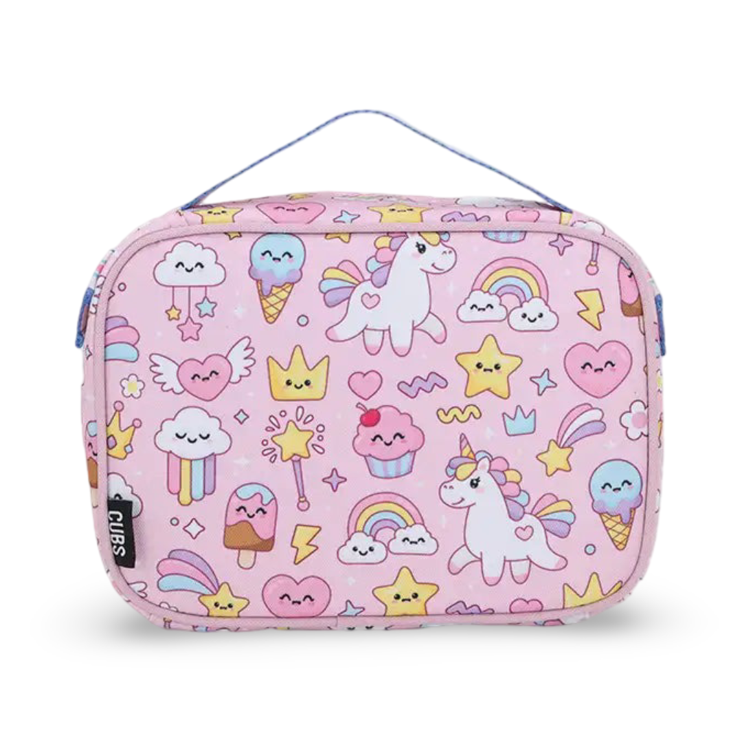 Cubs Pinkish Unicorn Clip & Go Lunch Bag 5L