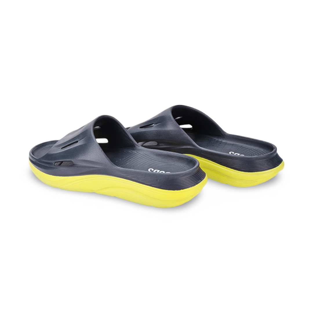 Boys Rubber Slippers – Navy & Pistachio Air walk