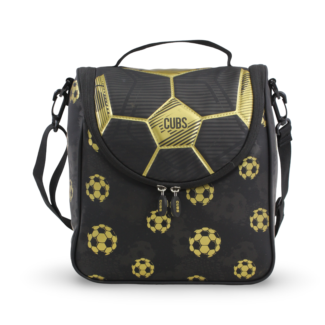 Cubs Golden Football Mega Sized Junior 3D Lunch Bag 10L