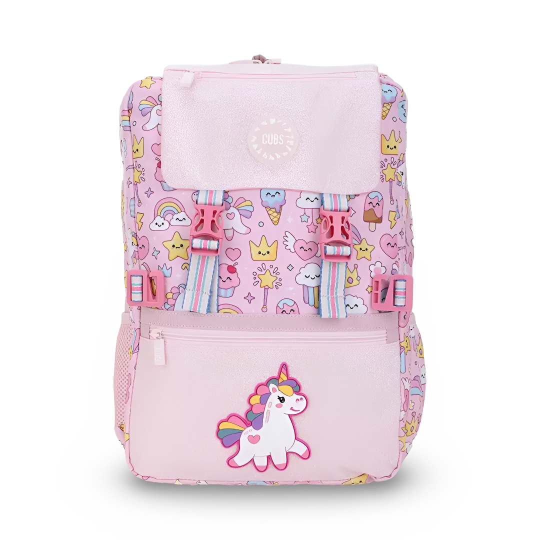Cubs Pinkish Unicorn Clip & Go Backpack 36L