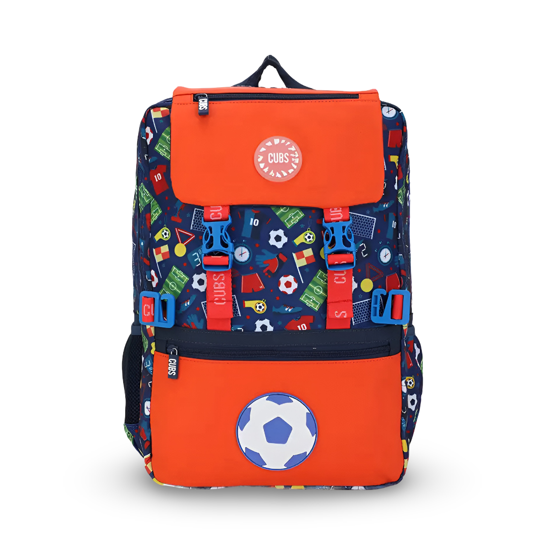 Cubs Navy Football Clip & Go Backpack 36L