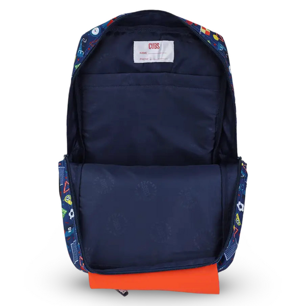 Cubs Navy Football Clip & Go Backpack 36L