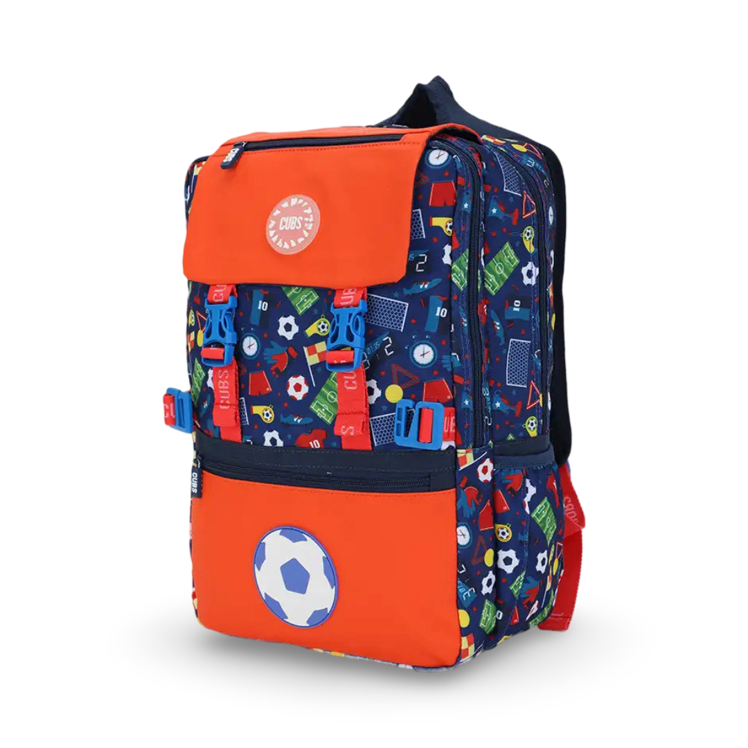 Cubs Navy Football Clip & Go Backpack 36L